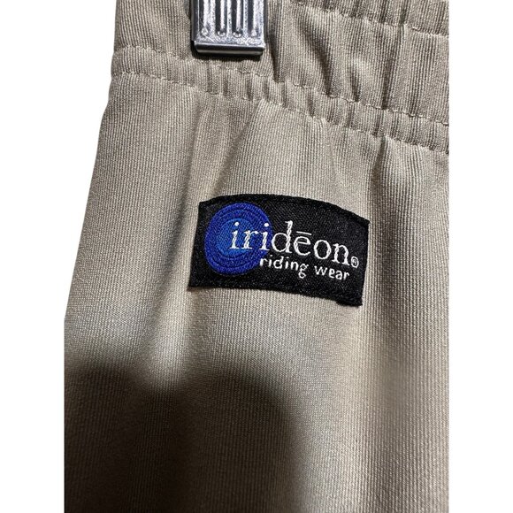 Irideon Issential Suede Knee Patch Tights Pants Womens Medium Beige Equestrian - Picture 9 of 13